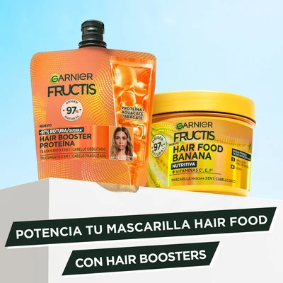 FRUCTIS Duplo tratamiento hair food proteina 2x60 ml 