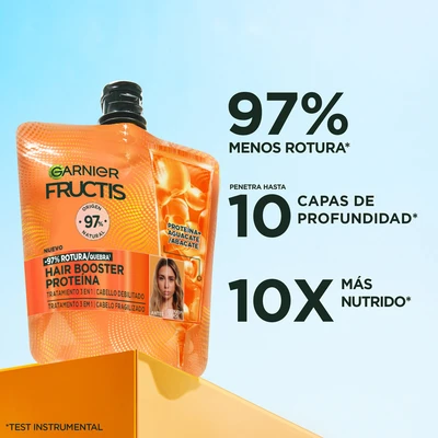 FRUCTIS Duplo tratamiento hair food proteina 2x60 ml 