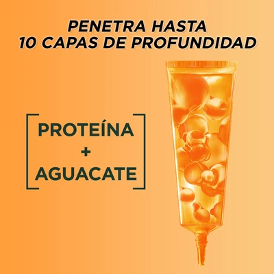 FRUCTIS Duplo tratamiento hair food proteina 2x60 ml 