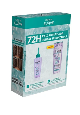 ELVIVE Set hialuronico pure champu 300 ml + mascarilla 100 ml 