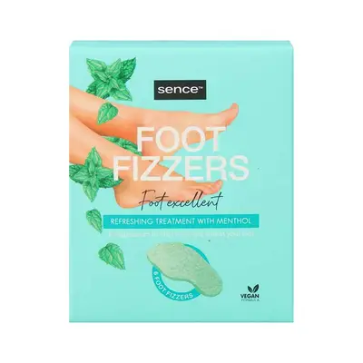 SENCE Fizzers de pies menta 6x15 gramos 