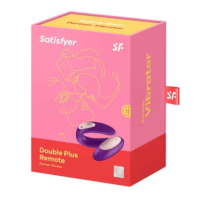 SATISFYER Vibrador double plus remote + mando 