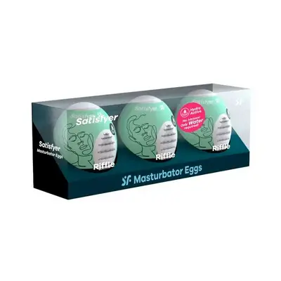 SATISFYER Masturbador egg set riffle 