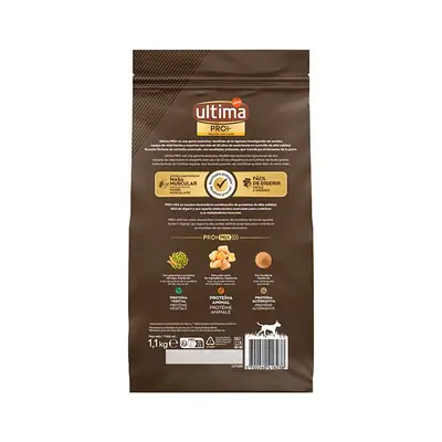 ULTIMA Pienso de pollo para perros mini adultos 1,1 kg 