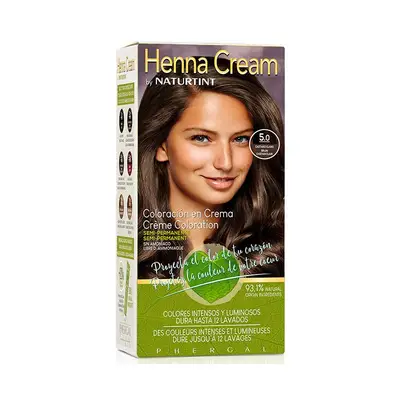 NATURTINT Henna cream 5.0 castaño claro 110 ml 