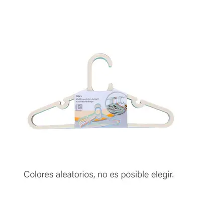 EDCO Percha infantil set 8 unidades 36,5x15 cm 