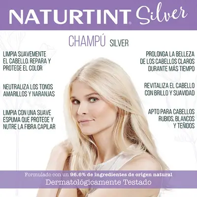 NATURTINT Champu silver matizador violeta 330 ml 