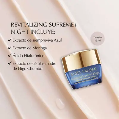 ESTEE LAUDER Estuche advance night repair <br> mascara turbo lash 3ml  <br> revitalizing supreme night 15 ml <br> + neceser amarillo 