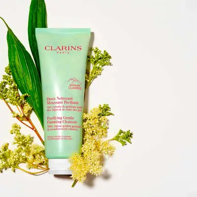 CLARINS Gel limpiador <br> purificante pieles <br> mixta-grasas  <br> 125 ml 