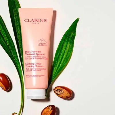 CLARINS Gel limpiador <br> reconfortante pieles <br> muy secas o sensible <br> 125 ml 