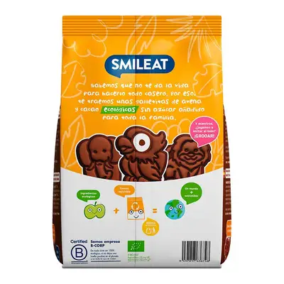 SMILEAT Eco galleta cacao 220g gramos 