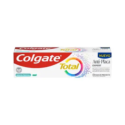 COLGATE Dentifrico total placa blanqueador 75 ml 