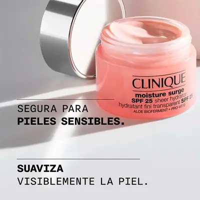 CLINIQUE Estuche moisture source <br> crema spf 50 ml + <br> moisture surge mask 30ml <br>+ all about eyes 5 ml 