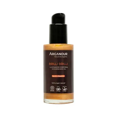 ARGANOUR Brilli brilli iluminador corporal natural 100 ml 