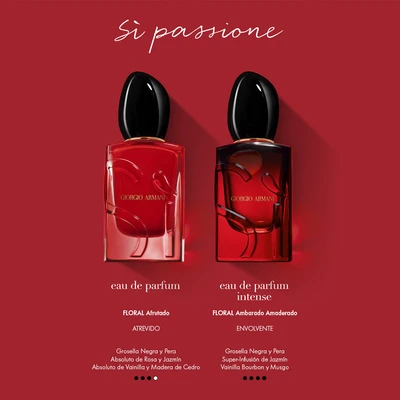 ARMANI BEAUTY Si passione intense <br> eau de parfum<br>recargable 