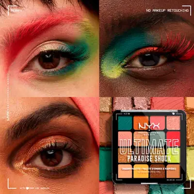 NYX PROFESSIONAL MAKE UP Paleta sombras ultim paradise shock 