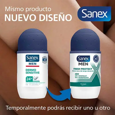 SANEX Desodorante roll on men fresh protect 45 ml 