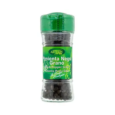 ARTEMIS Sazonador bio pimienta negra grano 40 gr 