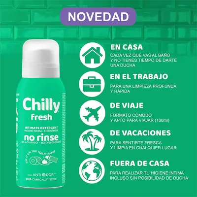 CHILLY Jabon intimo fresh sin aclarado 100 ml 