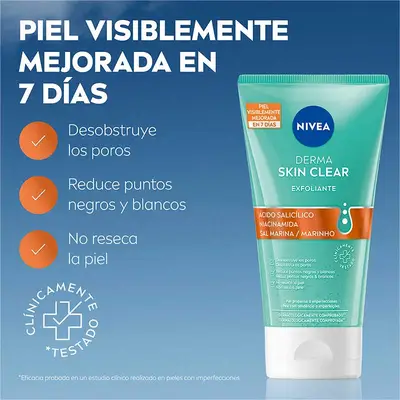 NIVEA Derma skin clear exfoliante 150 ml 