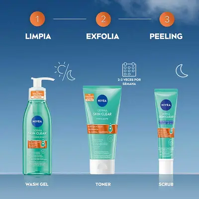 NIVEA Derma skin clear exfoliante 150 ml 