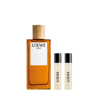 LOEWE Estuche solo eau de toilette <br> 100 ml vaporizador <br> +solo edt 10 <br> + solo vulcan 10ml 