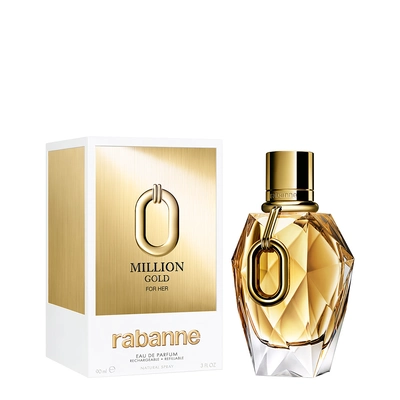 Rabanne Million gold for her <br> eau de parfum <br> recargable 