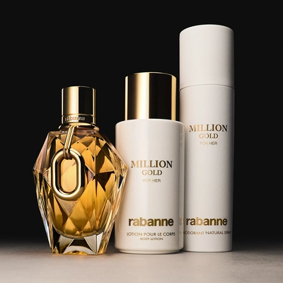 Rabanne Million gold for her <br> eau de parfum <br> recargable 