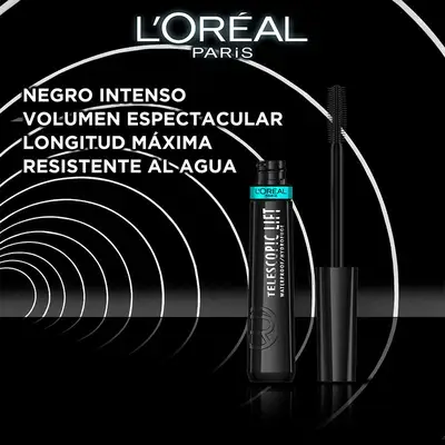 LOREAL PARIS Mascara de pestañas telescopic waterproof 