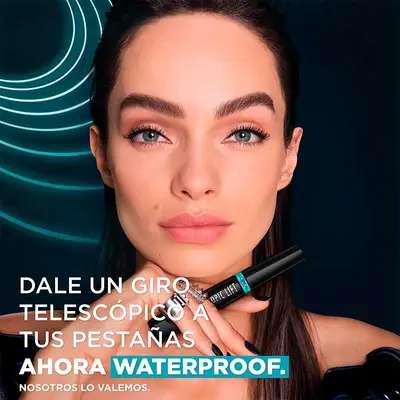 LOREAL PARIS Mascara de pestañas telescopic waterproof 