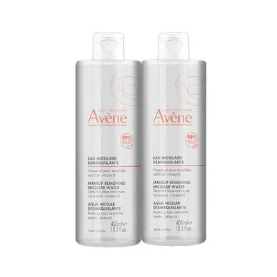 AVENE Duo agua micelar desmaquillante 2x400 ml 