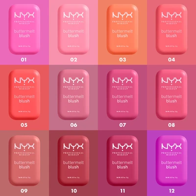 NYX PROFESSIONAL MAKE UP Buttermelt blush colorete 