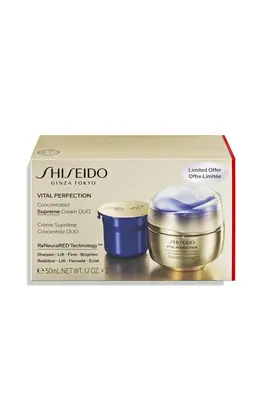 SHISEIDO Estuche vital perfection <br> concentrated supreme <br> crema 50 ml <br> + refill 50ml <br> 