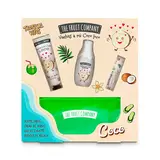 THE FRUIT COMPANY Set summer coco colonia + crema de manos + lip oil + estuche 