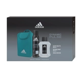 ADIDAS Set dynamic pulse 3 piezas eau de toilette 100 ml vaporizador + body spray 150 ml + bolsa 