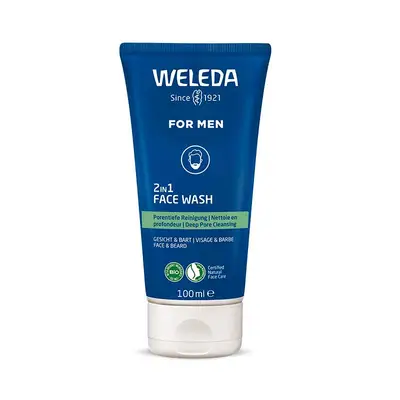 WELEDA Men limpiador 2 en 1 rostro 100 ml 