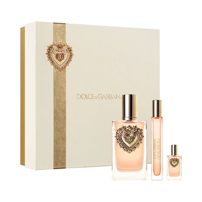 DOLCE GABBANA Estuche devotion <br> eau de parfum <br> 100 ml vaporizador + 10 ml vaporizador <br> miniatura 