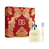 DOLCE GABBANA Estuche light blue pour homme <br> eau de toilette <br> 125 ml vaporizador + 10 ml vaporizador <br> + shower gel 50 ml 