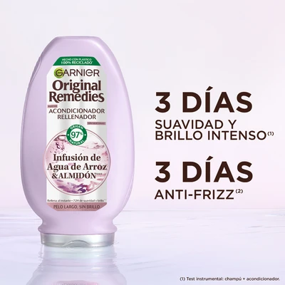 GARNIER Acondicionador agua de arroz 250 ml 