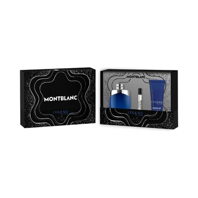 MONTBLANC Estuche legend blue eau de parfum 100 ml vaporizador + 7,5 ml vaporizador + shower gel 100 ml 