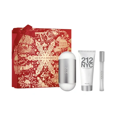 CAROLINA HERRERA Estuche 212 <br> eau de toilette <br> 100 ml vaporizador + 10 ml vaporizador + locion corporal hidratante <br> 100 ml 