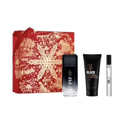 CAROLINA HERRERA Estuche 212 vip black <br> eau de parfum <br> 100 ml vaporizador + gel de baño <br> 100 ml + 10 ml vaporizador 