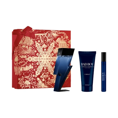 CAROLINA HERRERA Estuche bad boy cobalt <br> eaun de parfum <br> 100 ml vaporizador + gel de baño <br> 100 ml + 10 ml vaporizador 