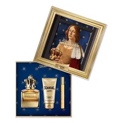 JEAN PAUL GAULTIER Estuche scandal absolu <br> parfum for him <br> 100 ml vaporizador + gel de baño <br> 75 ml + 10 ml vaporizador 