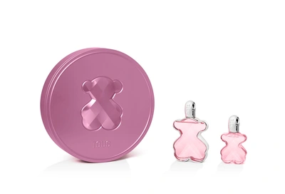 TOUS Set lata loveme <br> eau de parfum <br> 90 ml vaporizador + eau de parfum <br> 30 ml vaporizador 