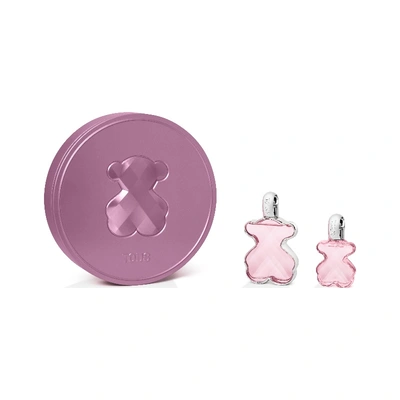 TOUS Set lata loveme <br> eau de parfum <br> 90 ml vaporizador + eau de parfum <br> 30 ml vaporizador 