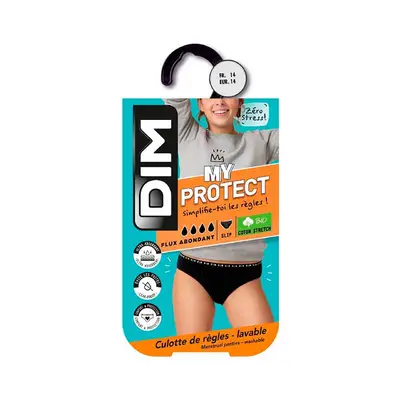 DIM My protect braguita menstrual niñas flujo abundante talla 14 años 