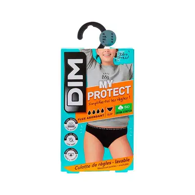 DIM My protect braguita menstrual niñas flujo abundante talla 16 años 