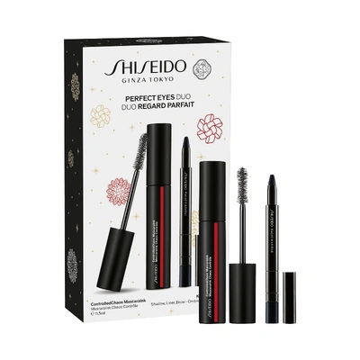 SHISEIDO Estuche mascara controlledchaos <br> n-01 + kajal inkartist  <br> n-09 nippon noir 