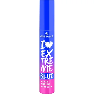 ESSENCE Mascara de pestañas love extreme blue crazy volume 